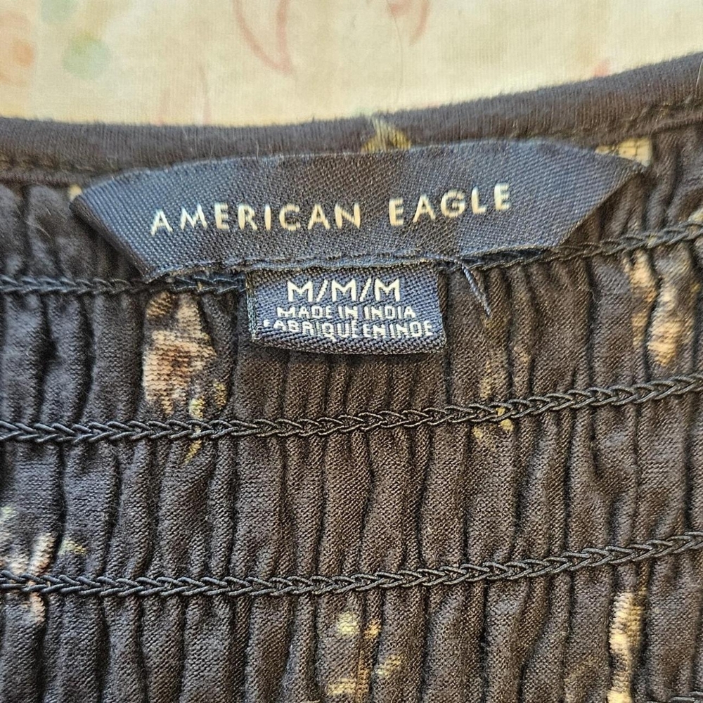 American Eagle babydoll style top. Size medium - Picture 4 of 4